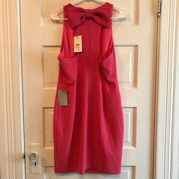 Designer 1901 Pink Bow Back Dress A9 - Picture 5 of 8